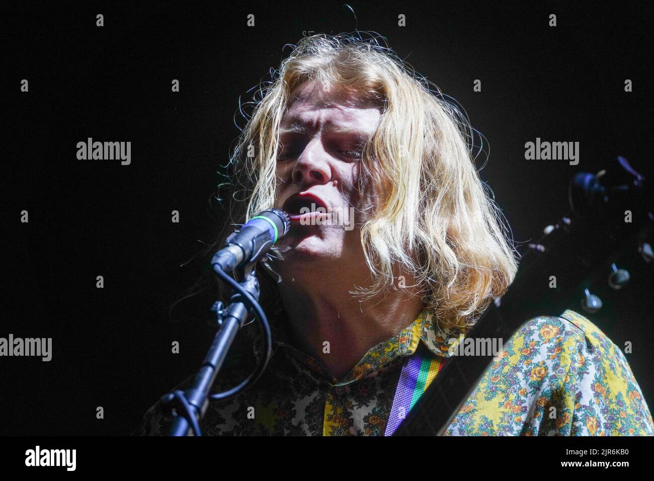 Glanusk Park, Royaume-Uni. Dimanche 21 août 2022. Ty Segall se produit au Green Man Festival 2022 à Glanusk Park, Brecon Beacons, au pays de Galles. Date de la photo: DIM Banque D'Images