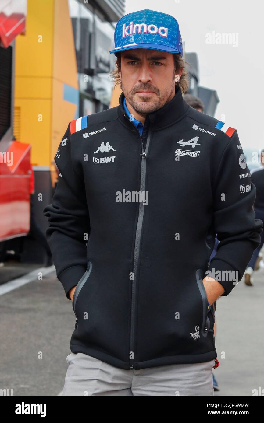 Mogyorod, Hongrie. 31 juillet 2022. Formule 1 Grand Prix de Hongrie à Hungaroring, Hongrie. Photo : Fernando Alonso (SPA) d'Alpine Banque D'Images