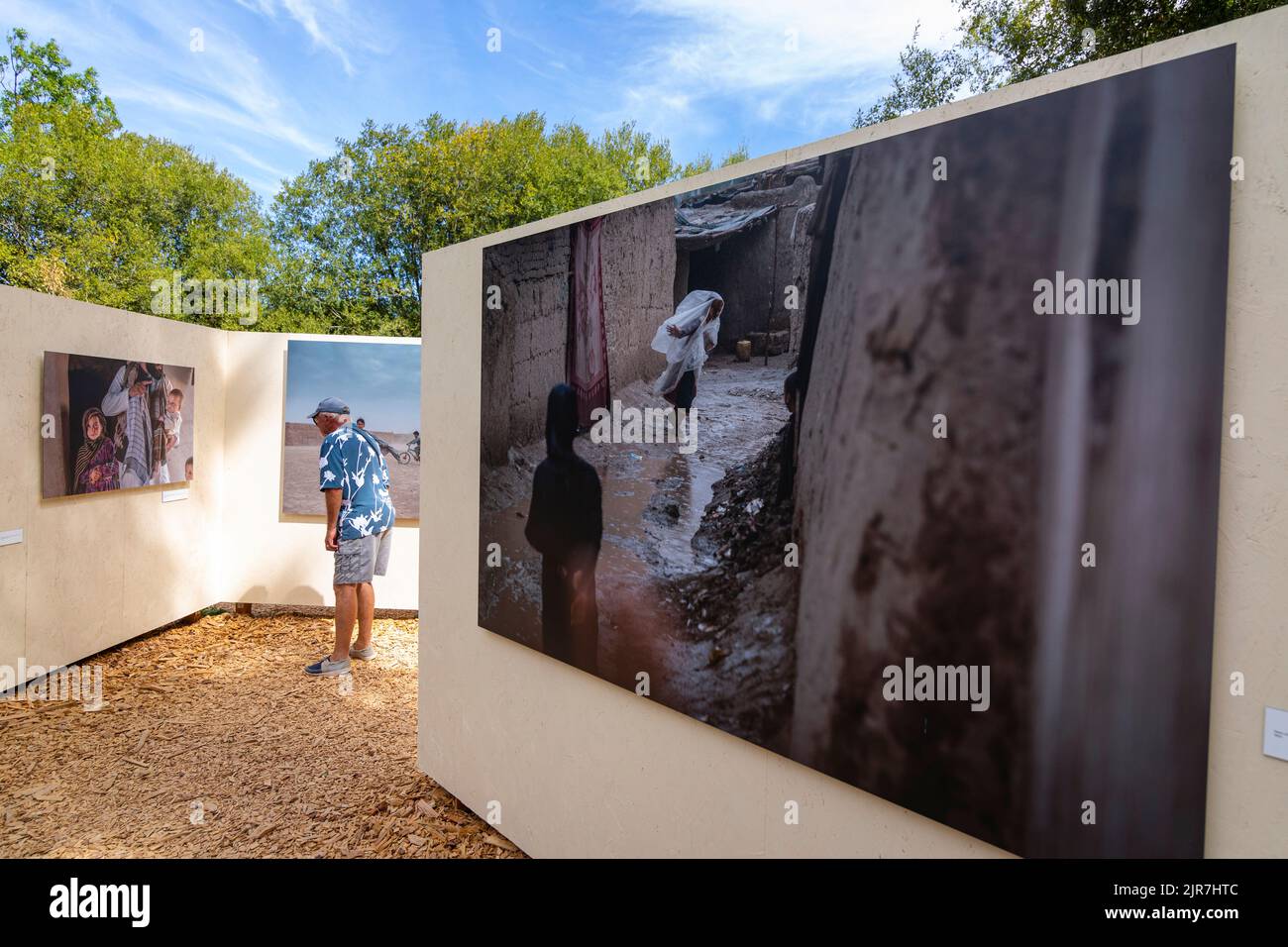 Festival photo en plein air de la Gacilly 2022, photo de la Véronique de Viguerie Banque D'Images