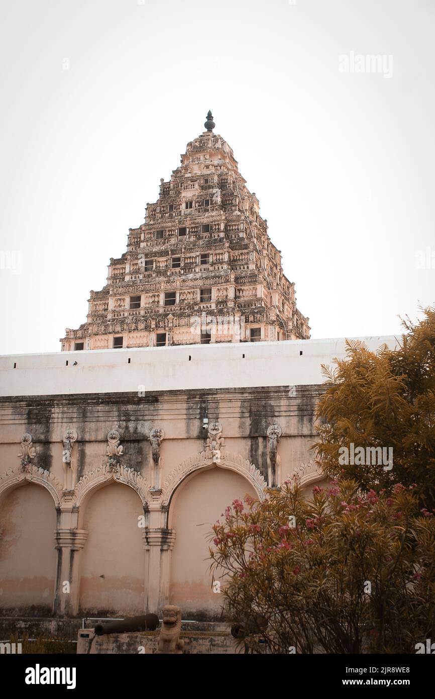 Raja Serfojis Legacy : Thanjavur Maratha Palace, Tamil Nadu Banque D'Images