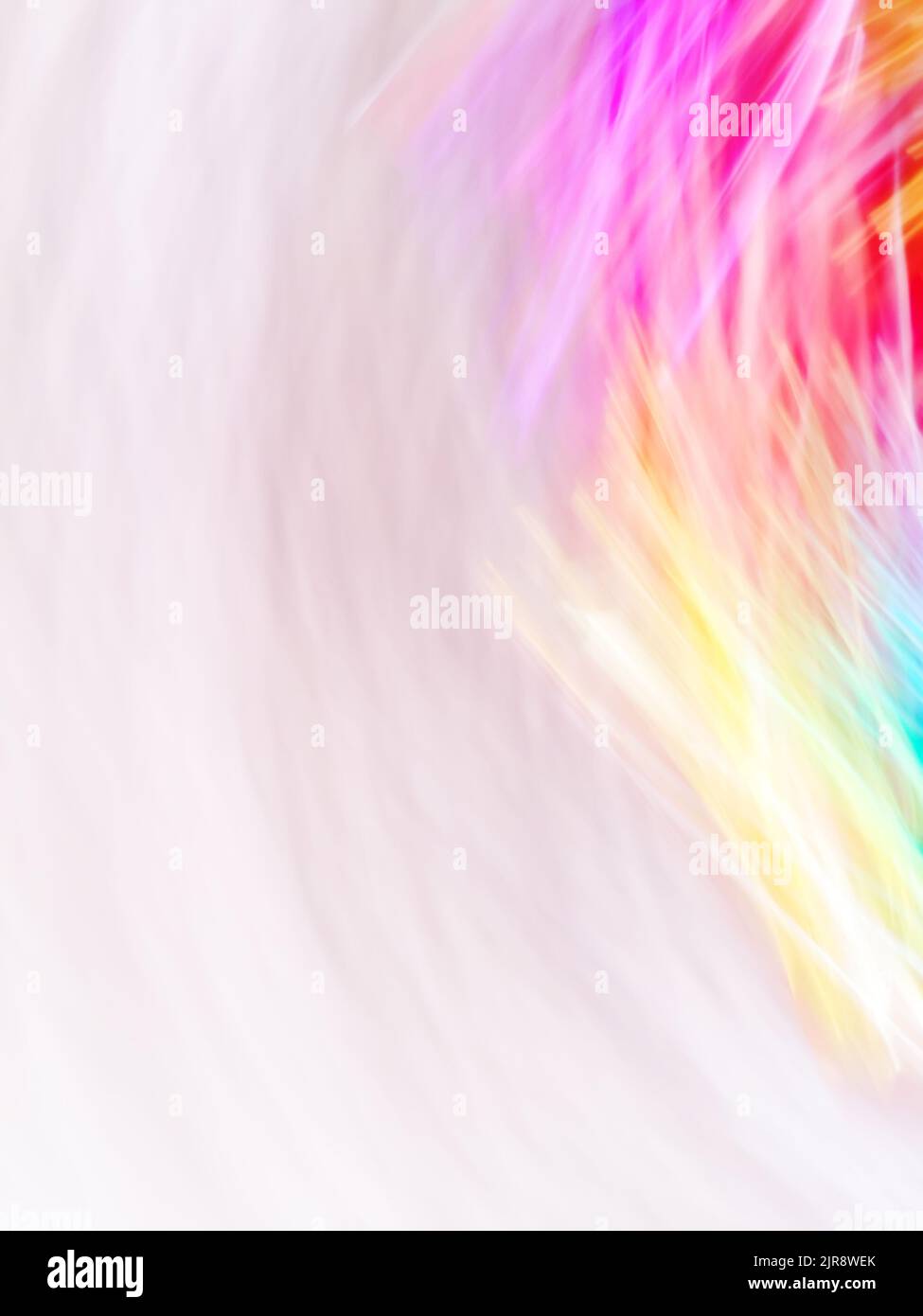 Le pastel psychédélique flou arrière-plan bokeh avec effet de diffraction de la lumière Banque D'Images