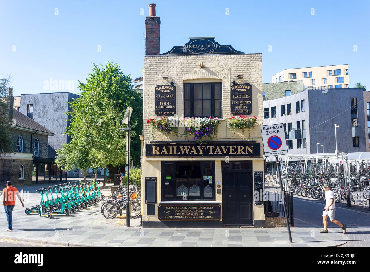 The Railway Tavern, Duke Street, Chelmsford, Essex, Angleterre, Royaume-Uni Banque D'Images