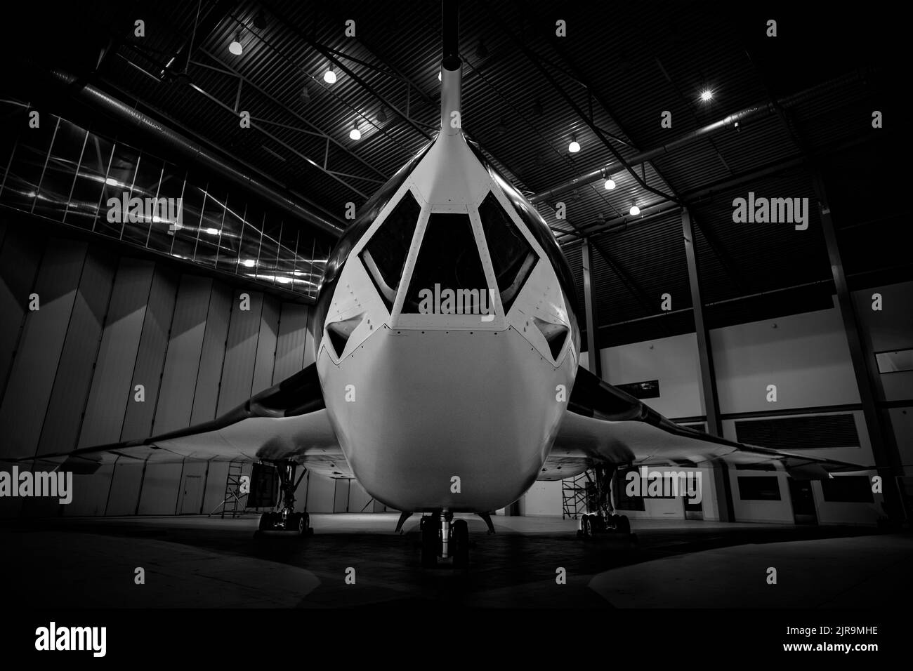 Duxford IWM Musée impérial de la guerre Cambridgeshire Angleterre 4 Auguist 2022 Handley page Victor B (K). 1A un bombardier nucléaire a été déployé pour la première fois à la RAF Honington dans Banque D'Images