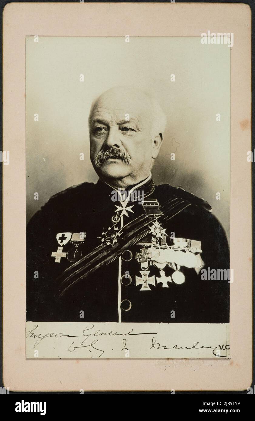Chirurgien général W. G. N. Manley, C.C., C.B., vers 1900, par William Francis Gordon, Waite & Pettitt. Banque D'Images