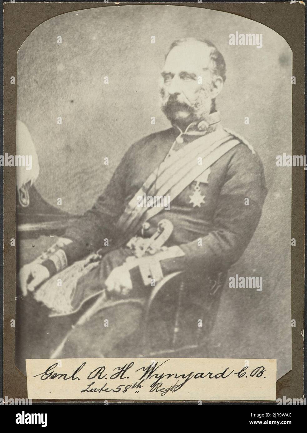 Général R. H. Wynyard, C.B., vers 1900, par William Francis Gordon. Banque D'Images