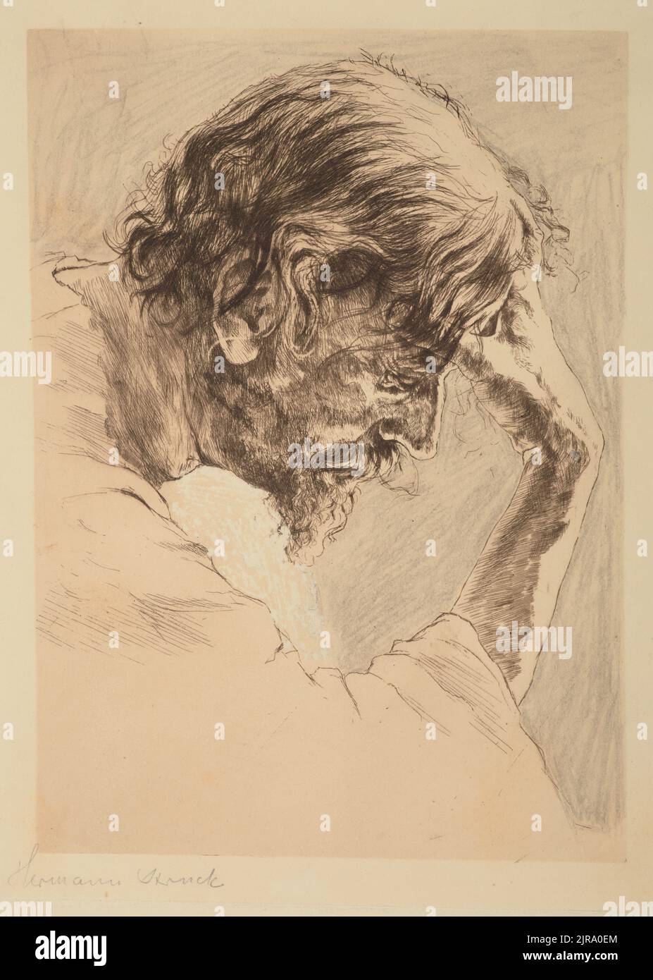 Le philosophe., 1901, Allemagne, par Hermann frappé. Banque D'Images