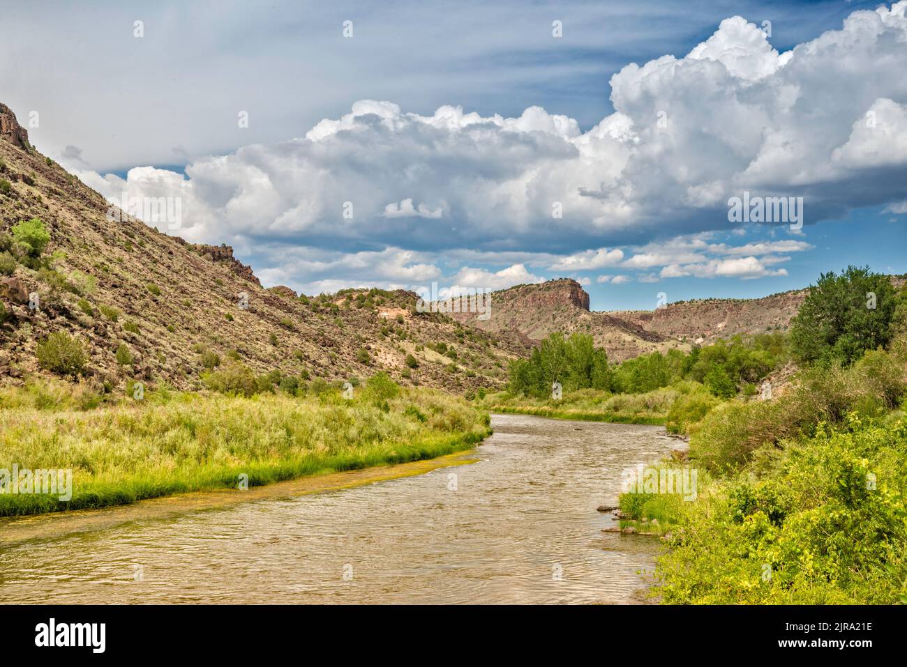 Gorge de Rio Grande, zone de jonction de Taos, monument national de Rio Grande del Norte, Nouveau-Mexique, États-Unis Banque D'Images