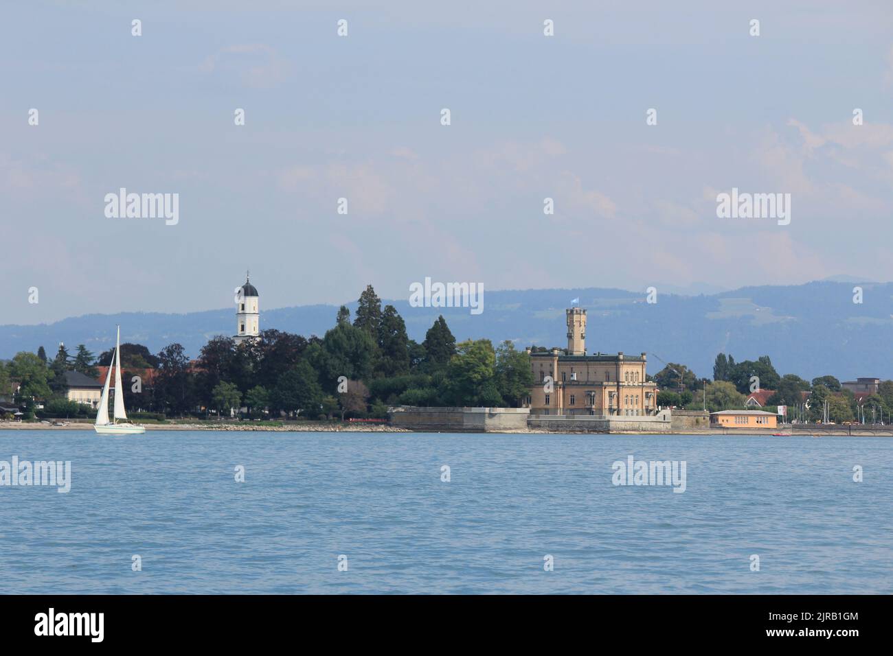 Weitsicht Schloss Montfort Langenargen Banque D'Images