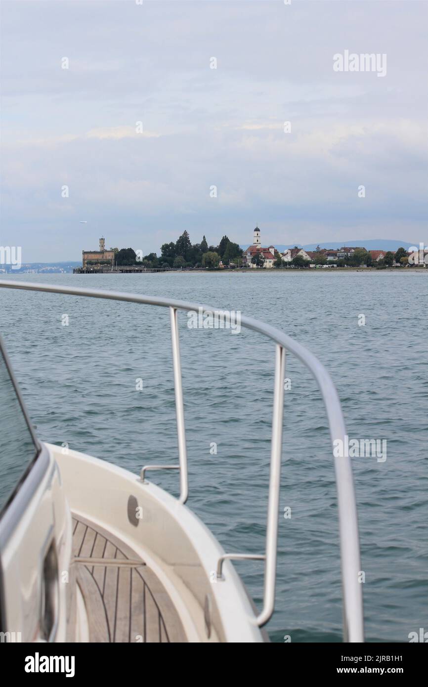 Blick auf Schloss Montfort und Langenargen Banque D'Images