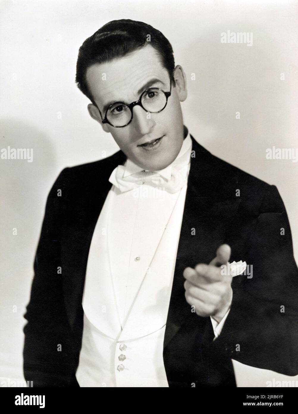 Harold Lloyd par Gene Kornman (Hal Roach, 1920s). Photo portrait. Banque D'Images