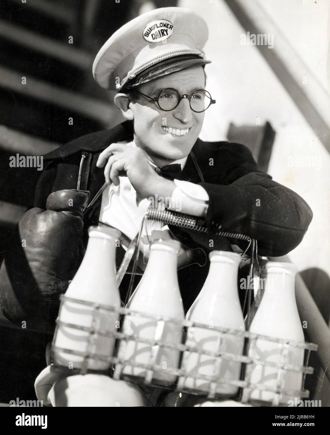 Harold Lloyd dans 'la voie lactée' par William Walling Jr. (Paramount, 1936). Banque D'Images