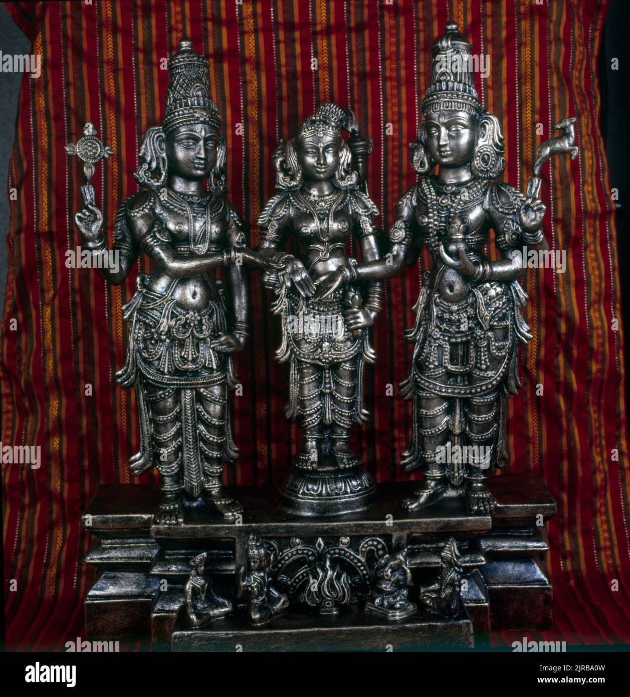 Idole de Meenakshi Kalyanam Banque D'Images
