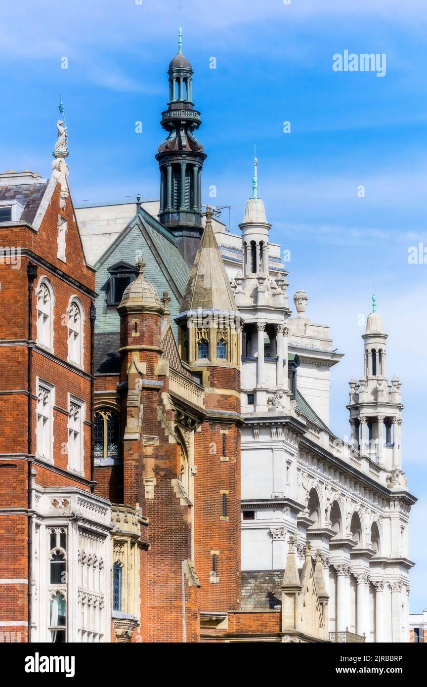 Royaume-Uni, Angleterre, Londres, clochers de l'église Banque D'Images