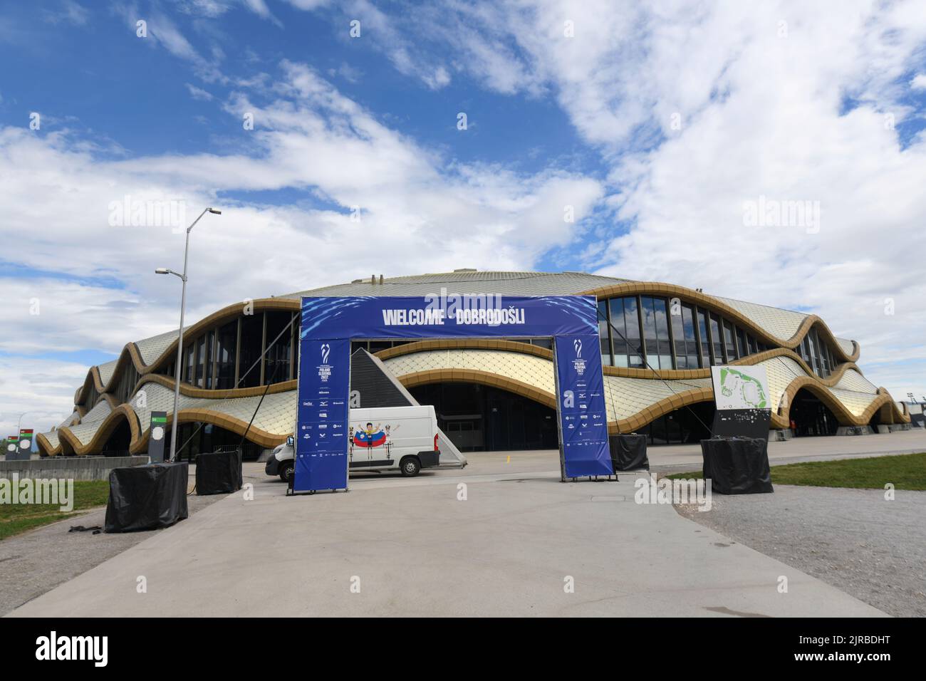 Arena Stozice, lieu du Championnat du monde de volley-ball 2022 à Ljubljana, Slovénie Banque D'Images