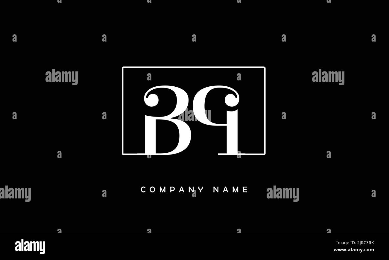 BP, PB lettres abstraites logo Monogramme Illustration de Vecteur