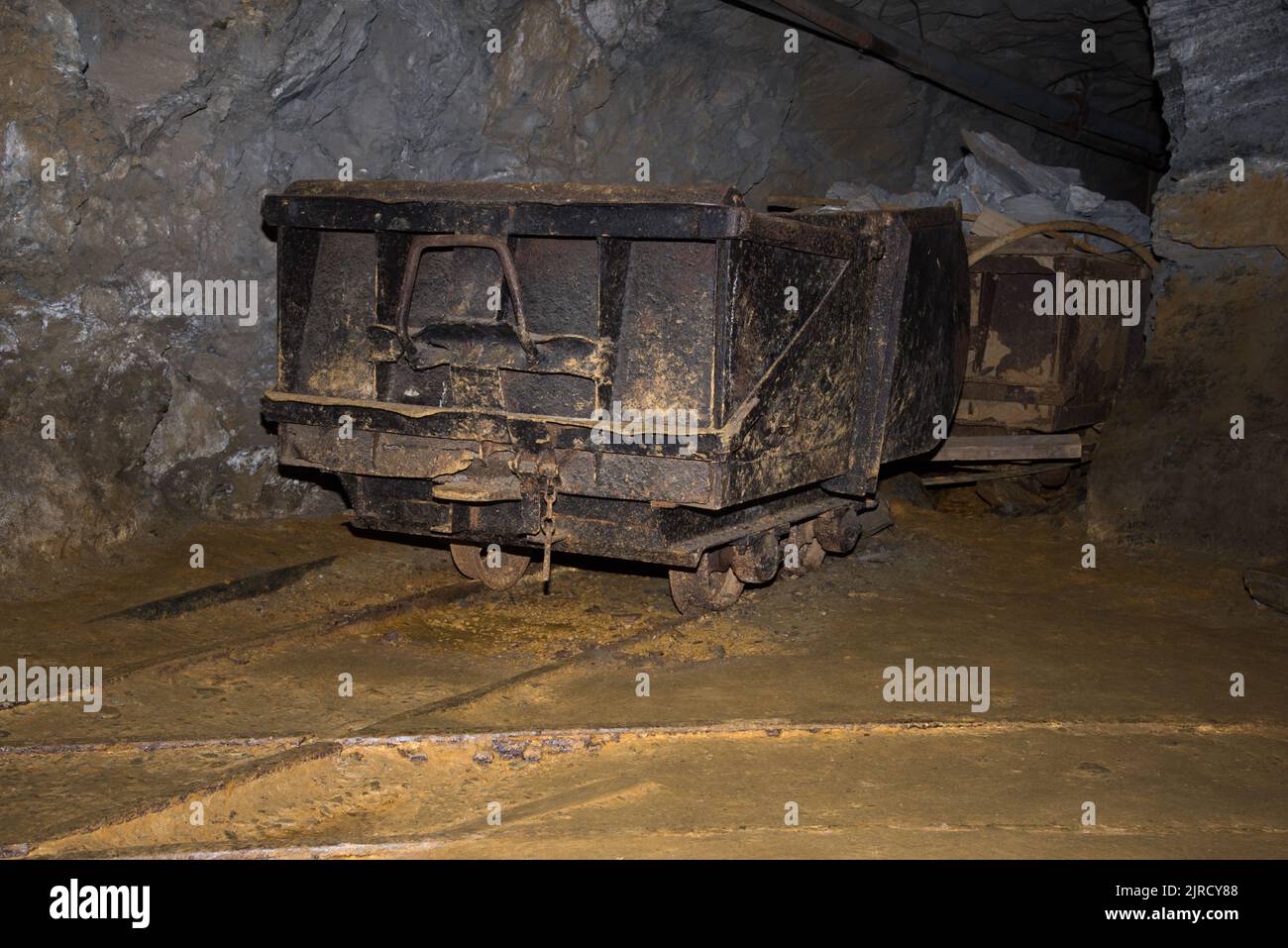 Nyberget du 17th siècle et Olavsgruva (1930 - 1977) montrent le dur travail de l'exploitation du cuivre près de Røros dans le sud de la Norvège centrale Banque D'Images