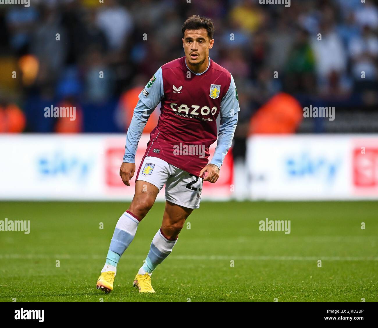 Philippe Coutinho #23 de Aston Villa pendant le match Banque D'Images Philippe Coutinho #23 de Aston Villa pendant le match Banque D'Images