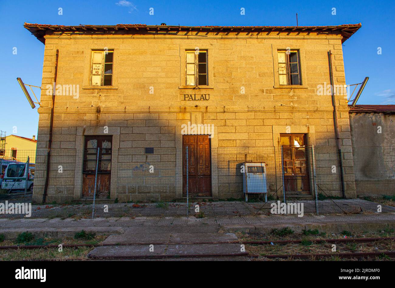 Gare de Palau Sardaigne Banque D'Images