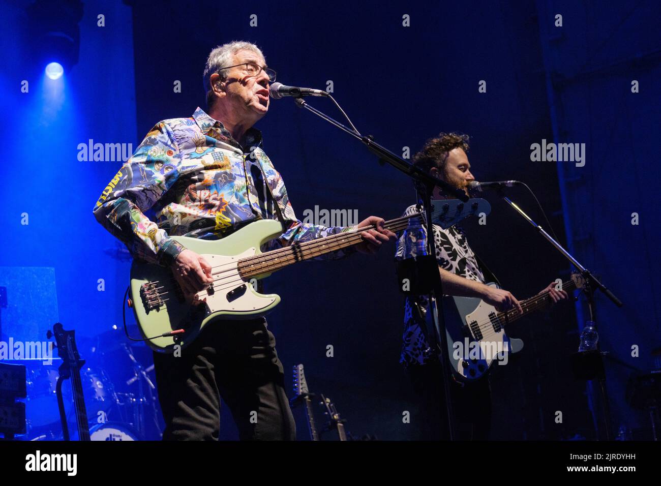 Graham Gouldman a fait les titres de 10cc au Weyfest Festival, Tilford, Angleterre, Royaume-Uni. 21 août 2022 Banque D'Images