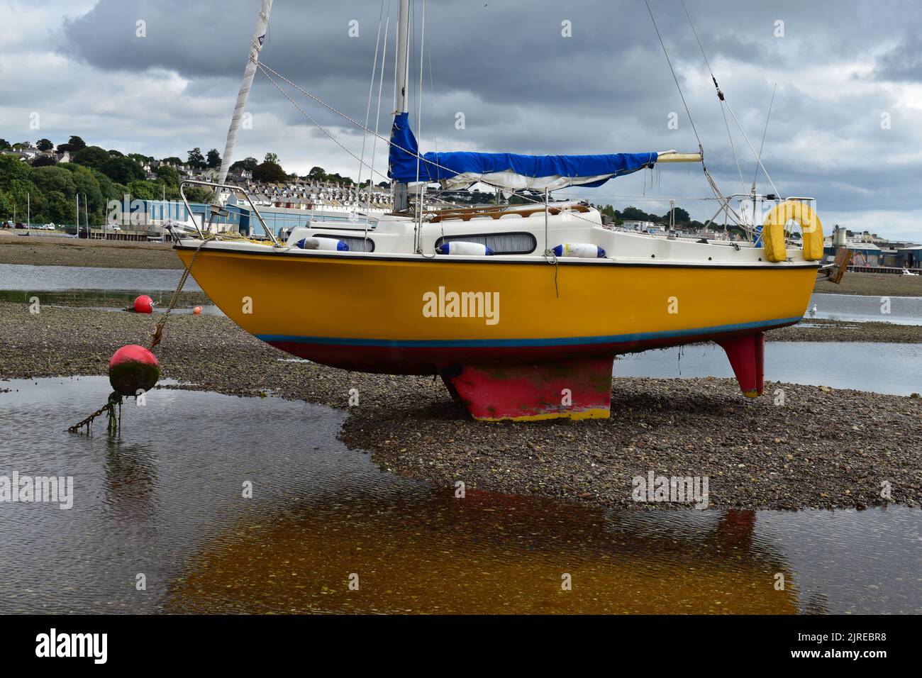 Plage de Shaldon Banque D'Images