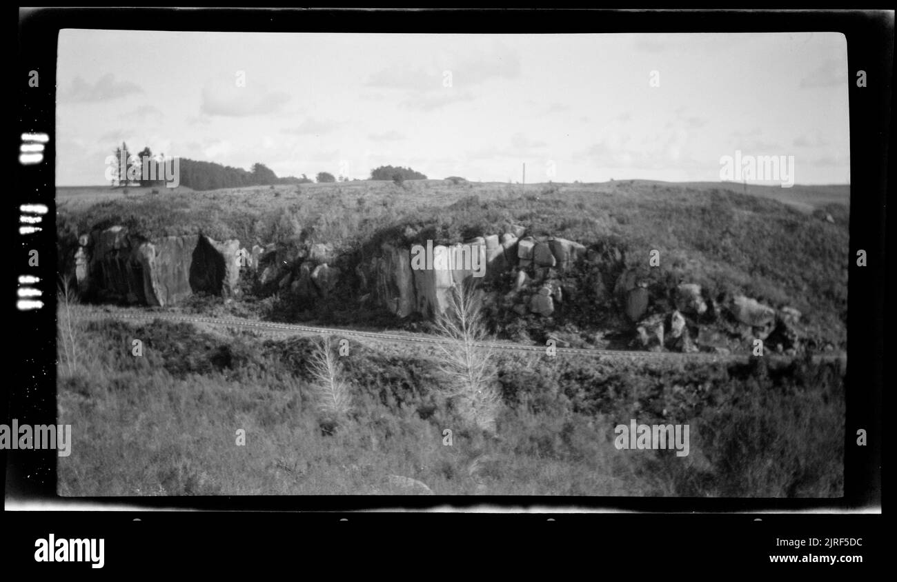 Les formes volcaniques, par le Dr Patrick Marshall. Banque D'Images