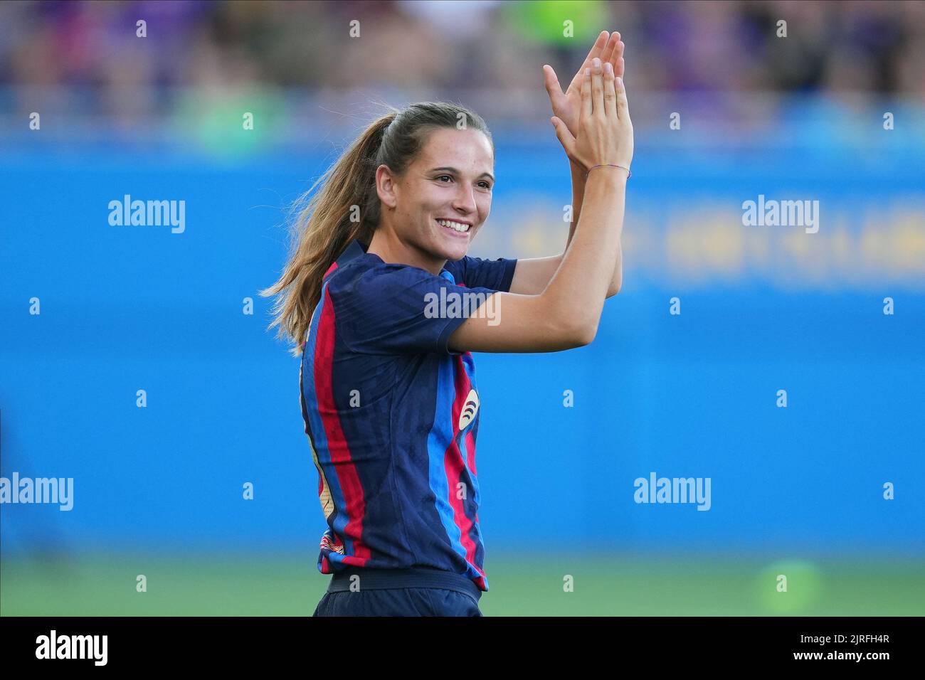 LAIA Codina du FC Barcelone lors du match de trophée Joan Gamper Womens entre le FC Barcelone et Montpellier Herault SC a joué au stade Johan Cruyff sur 23 août 2022 à Barcelone, Espagne. (Photo de Bagu Blanco / PRESSIN) Banque D'Images