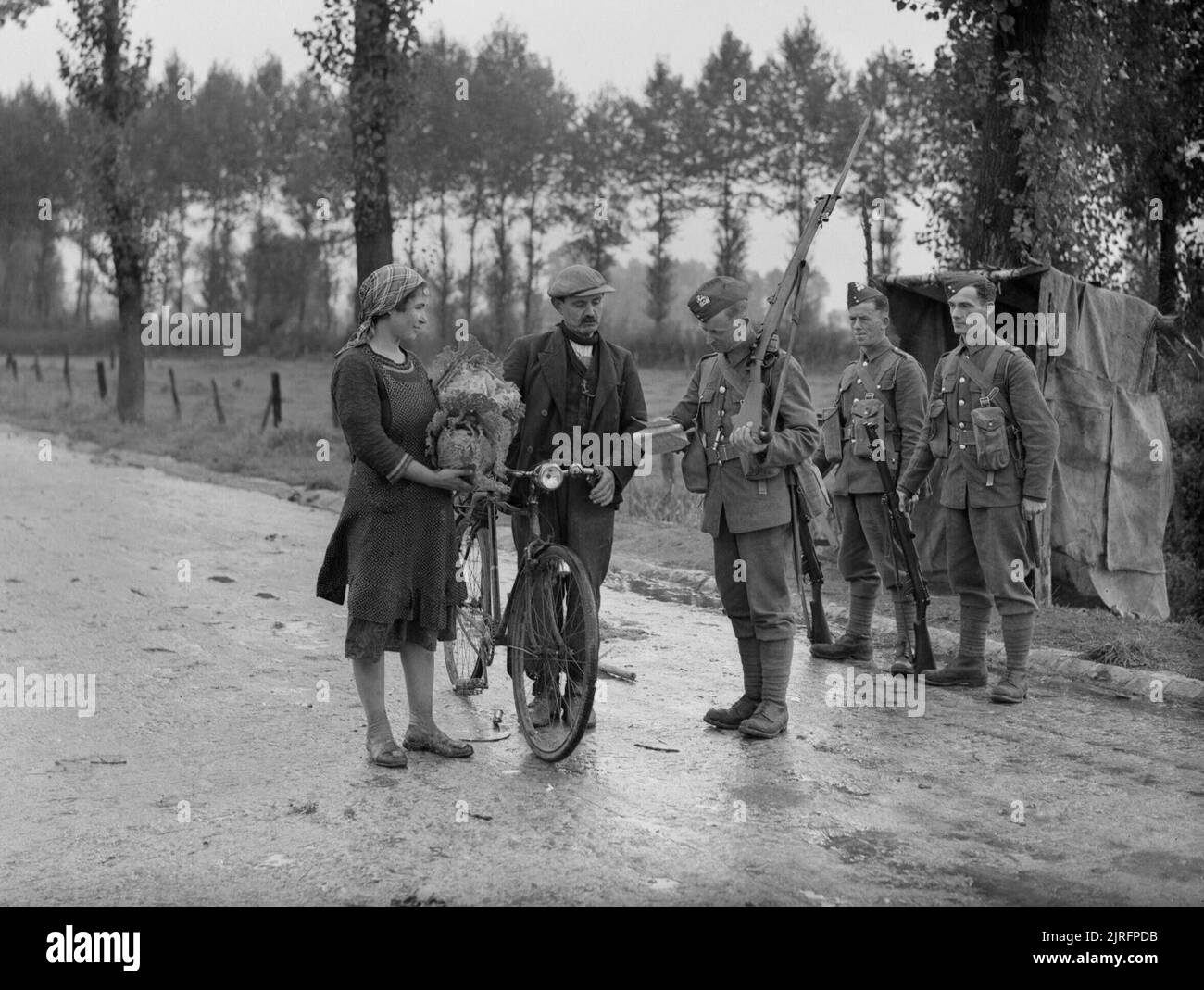 L'Armée britannique en France 1939 Troupes de la 1e Régiment Royal ...