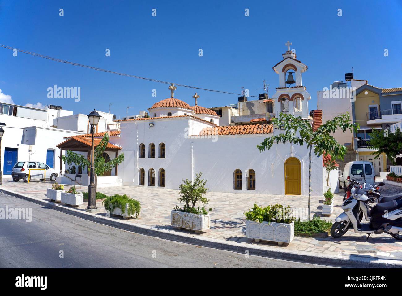 Église Afendis Christos à Ierapetra, construite au 14th siècle, Ierapetra est la ville la plus méridionale de Grèce, Crète, Grèce, Europe Banque D'Images