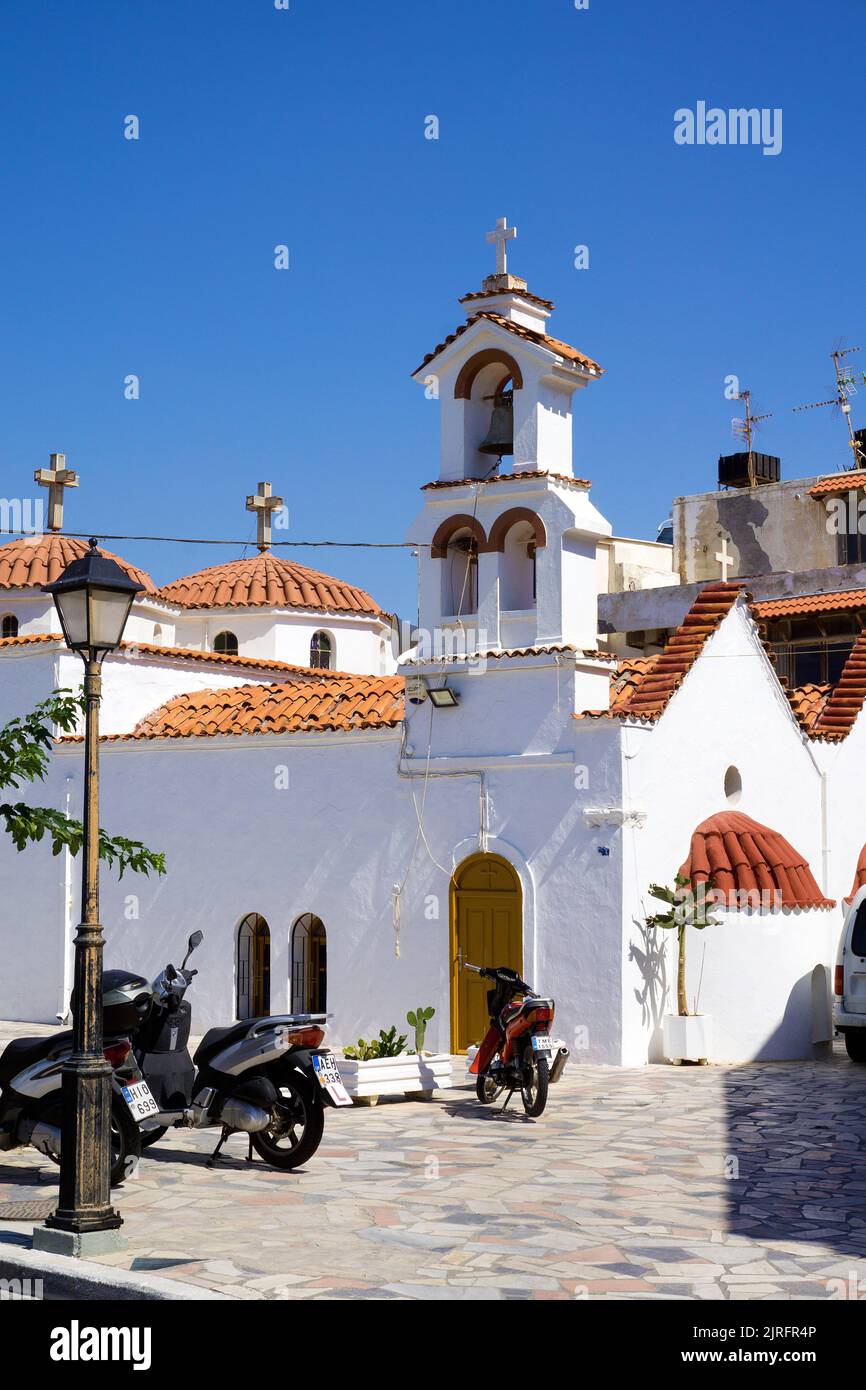 Église Afendis Christos à Ierapetra, construite au 14th siècle, Ierapetra est la ville la plus méridionale de Grèce, Crète, Grèce, Europe Banque D'Images