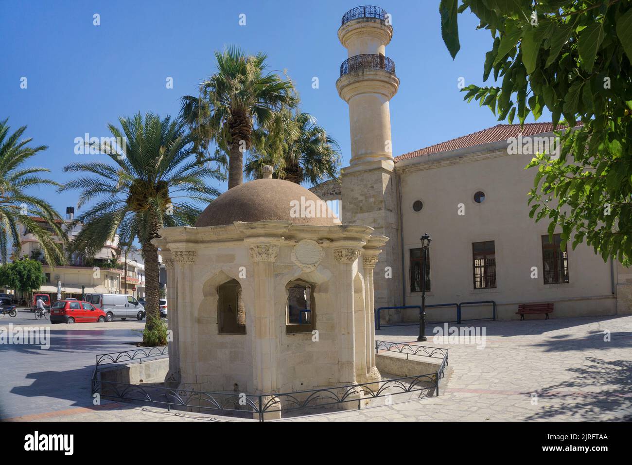 Mosquée ottomane à Ierapetra, la ville la plus méridionale de Grèce, Crète, Grèce, Europe Banque D'Images