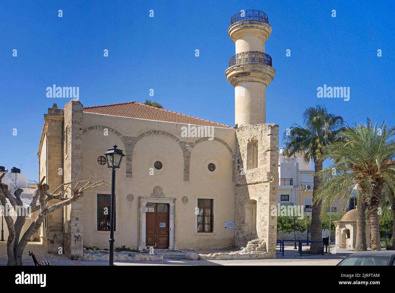 Mosquée ottomane à Ierapetra, la ville la plus méridionale de Grèce, Crète, Grèce, Europe Banque D'Images