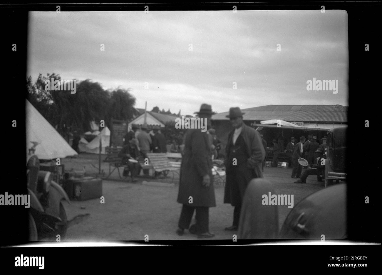 Napier in Ruins, 1931, Hawke's Bay, par Fred Brockett. Banque D'Images