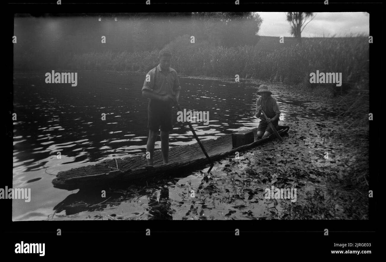 Woodside et excursions de Woodside : 1923, 25 mars 1932, Levin, par Leslie Adkin. Don de la famille G. L. Adkin, 1964. Banque D'Images