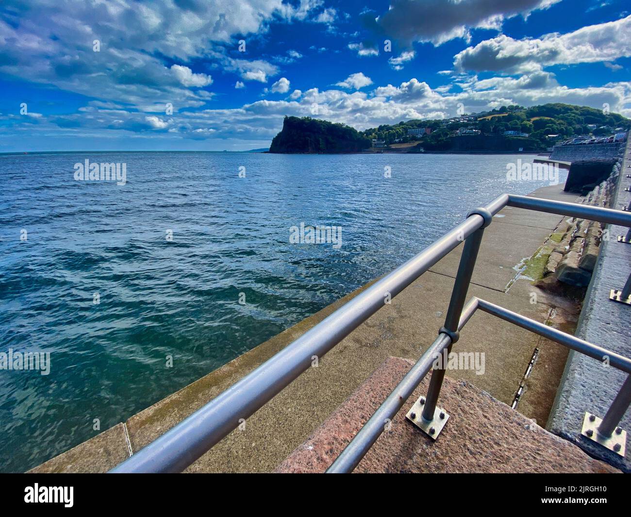 Plage de Teignmouth à South Devon Banque D'Images