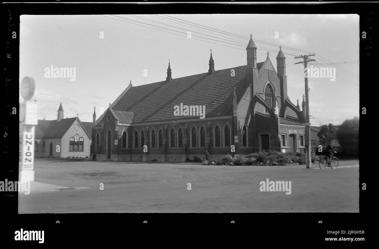 Presbyterian Church, Masterton 18.12.31, 18 décembre 1931, par Leslie Adkin. Don de la famille G. L. Adkin, 1964. Banque D'Images