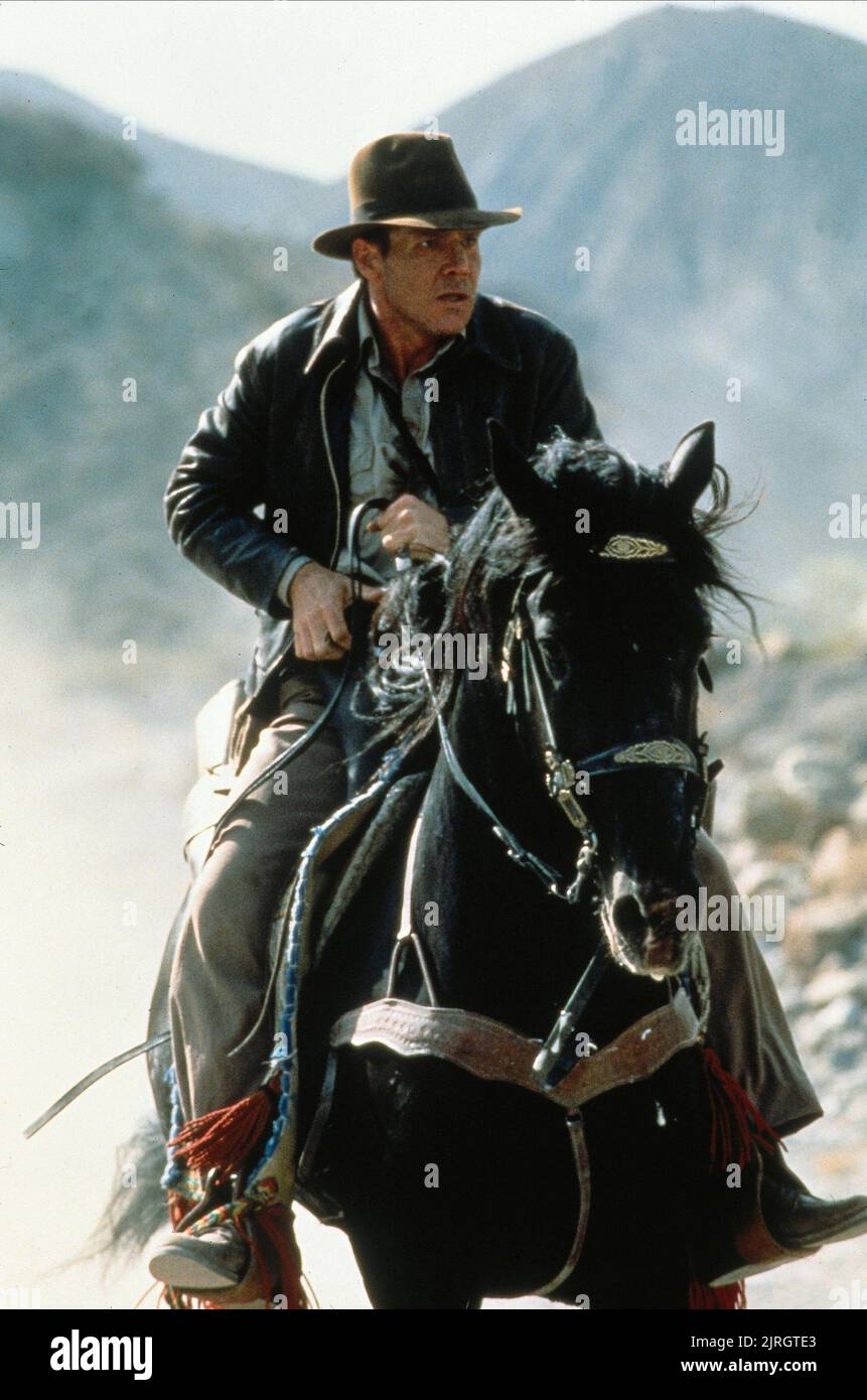 HARRISON FORD, INDIANA JONES ET LA DERNIÈRE CROISADE, 1989 Banque D'Images