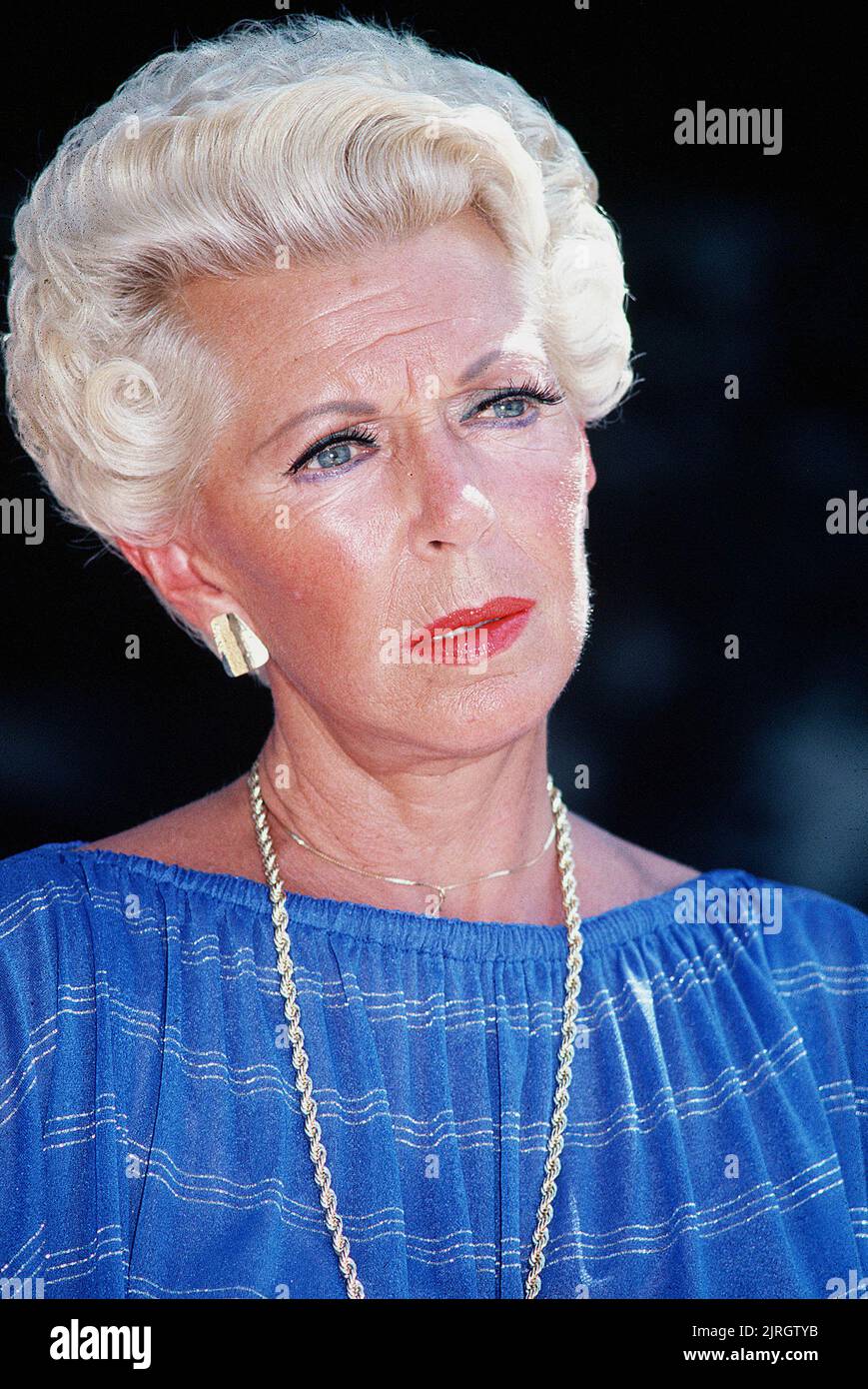 LANA TURNER, FALCON CREST, 1981 Banque D'Images