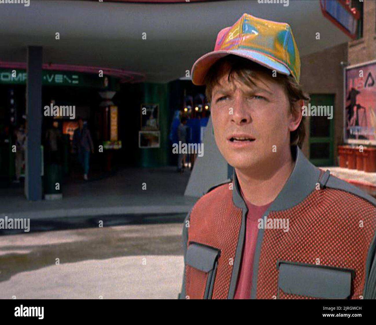 MICHAEL J. FOX, RETOUR VERS LE FUTUR PART II, 1989 Banque D'Images