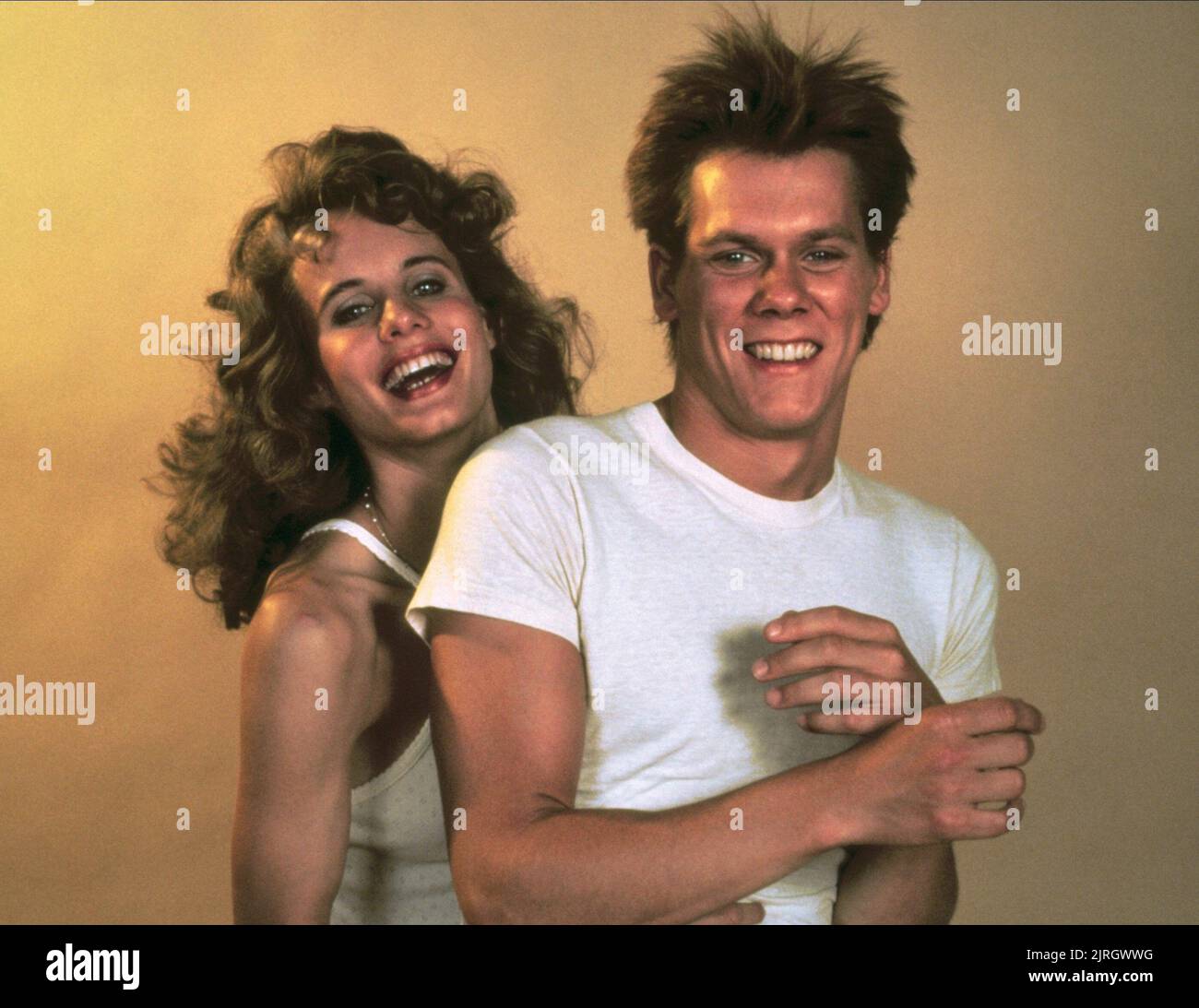 LORI SINGER, Kevin Bacon, Footloose, 1984 Banque D'Images