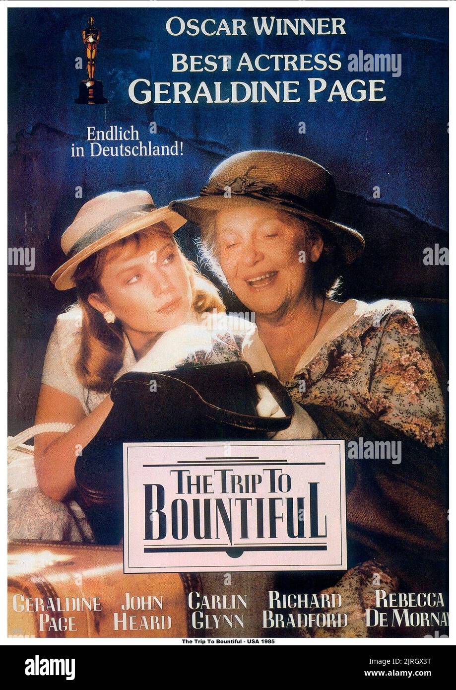 REBECCA DE MORNAY, GERALDINE PAGE, LE VOYAGE À BOUNTIFUL, 1985 Banque D'Images