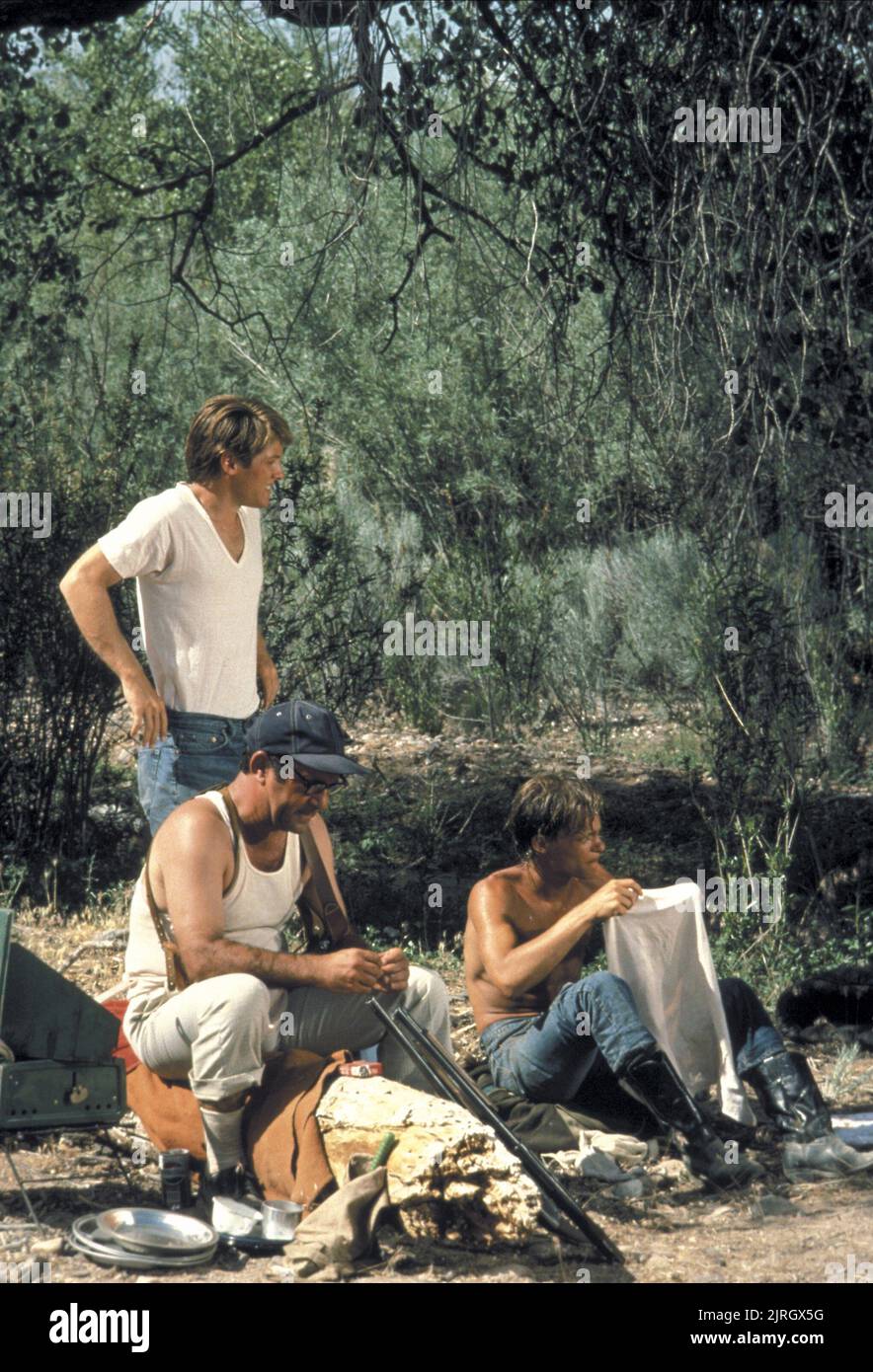 JAMES SPADER, Stuart Margolin, LANCE KERWIN, UN TUEUR DANS LA FAMILLE, 1983 Banque D'Images