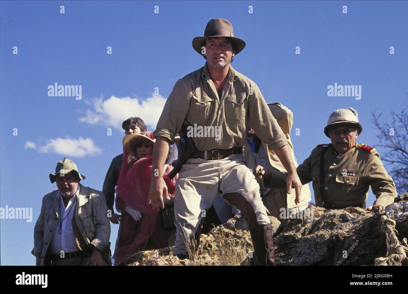 WARREN BERLINGER, BRENDA VACCARO, DONALD PLEASENCE, Frank Stallone, HERBERT LOM, dix petits Indiens, 1989 Banque D'Images