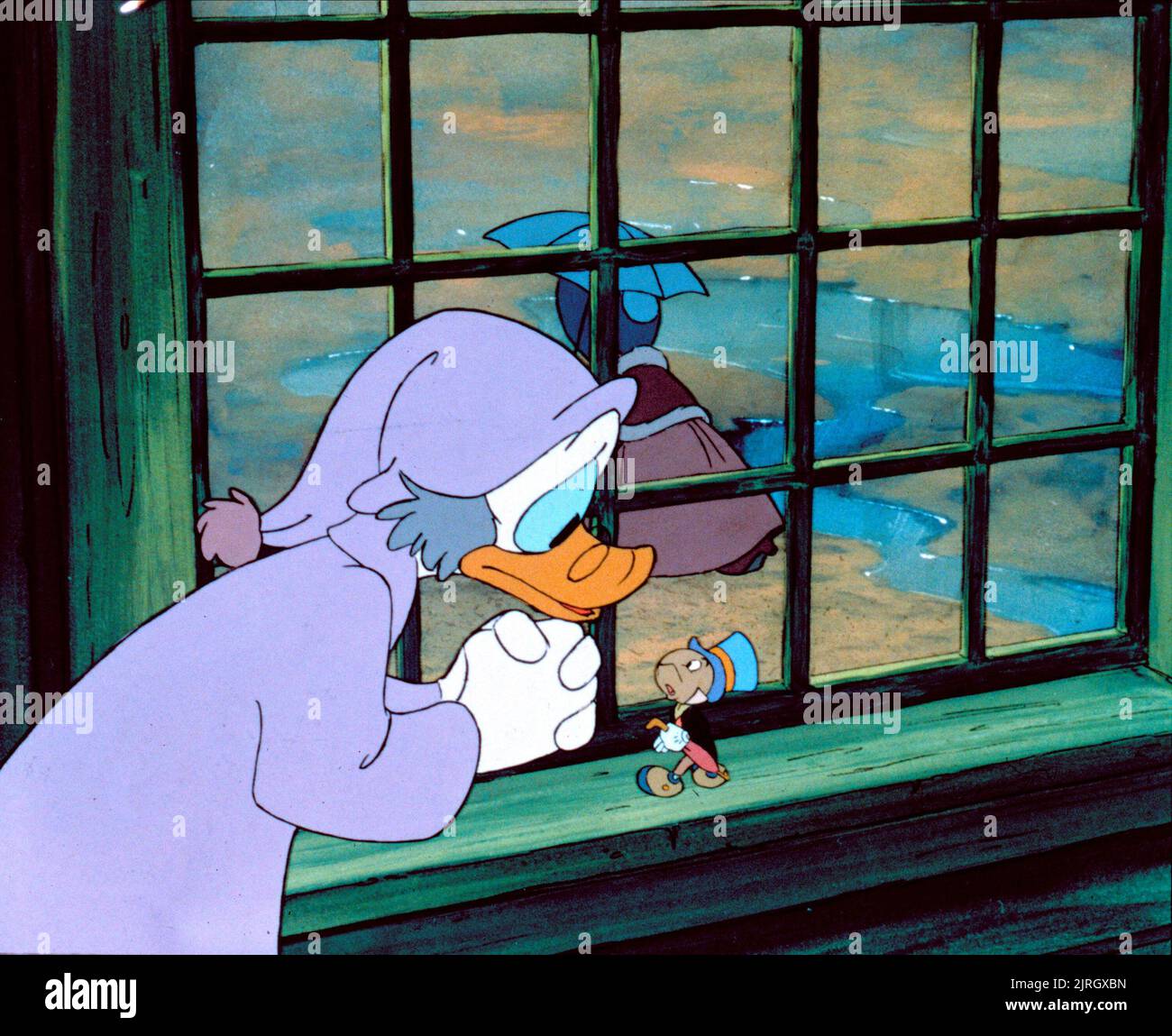 Oncle Picsou, Jiminy Cricket, MICKEY'S CHRISTMAS CAROL, 1983 Banque D'Images