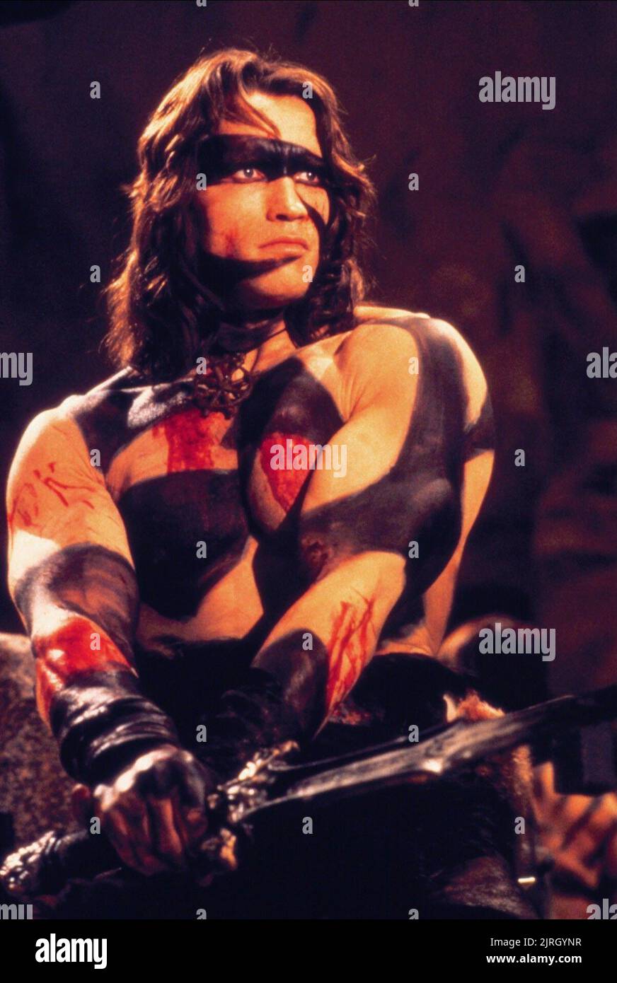 ARNOLD SCHWARZENEGGER, CONAN LE BARBARE, 1982 Banque D'Images