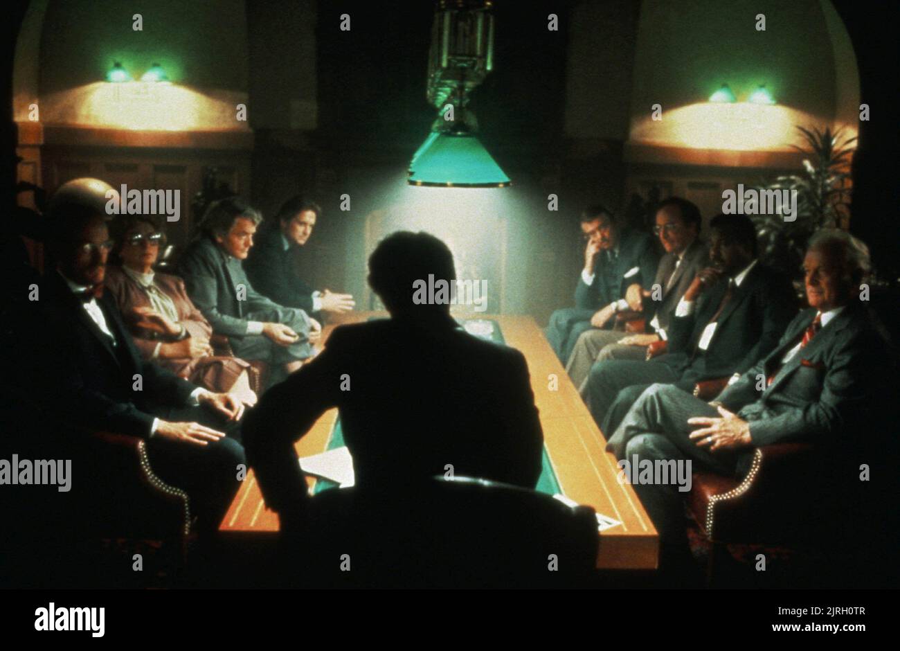 HAL HOLBROOK, MICHAEL DOUGLAS, LA STAR CHAMBER, 1983 Banque D'Images