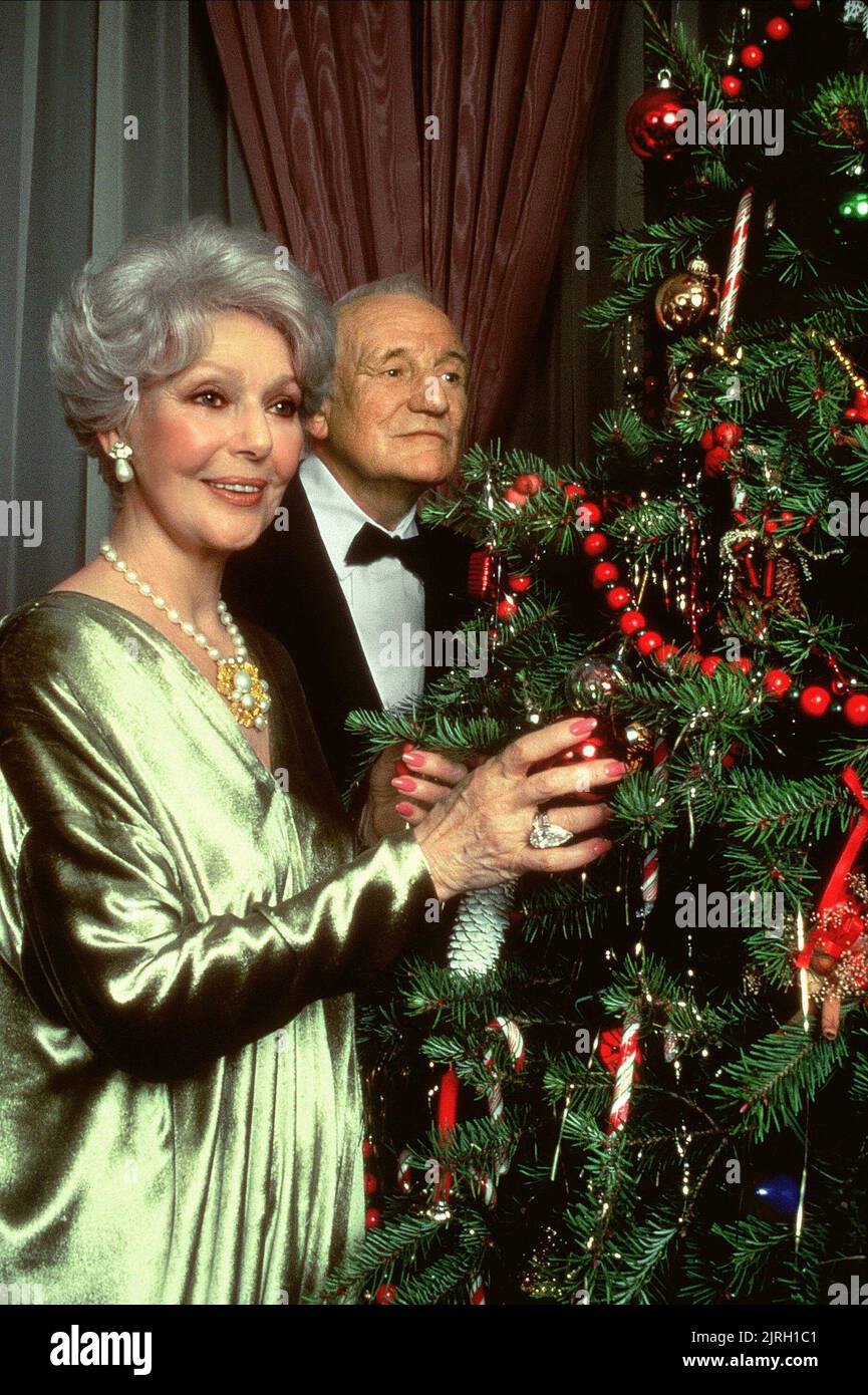LORETTA YOUNG, TREVOR HOWARD, la veille de Noël, 1986 Banque D'Images