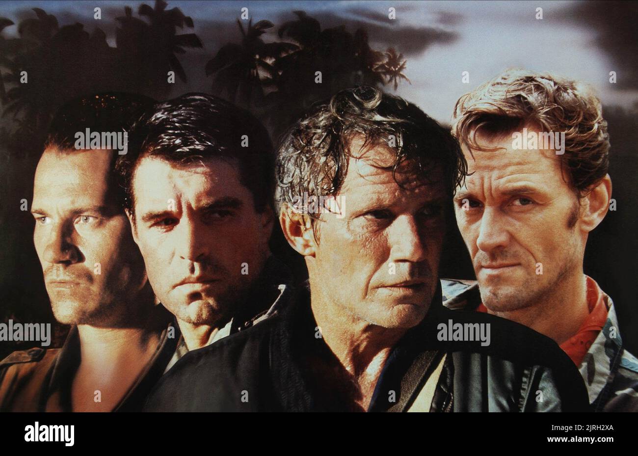 MANFRED LEHMANN, OLIVER TOBIAS, CHRISTOPHER CONNELLY, JOHN STEINER, MISSION COBRA, 1986 Banque D'Images