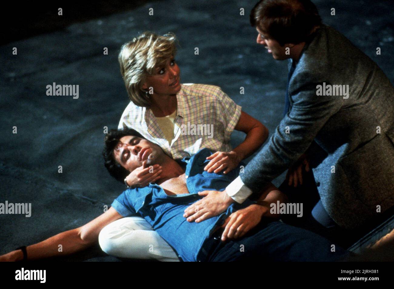 OLIVIA NEWTON-JOHN, John Travolta, DEUX D'UN GENRE, 1983 Banque D'Images