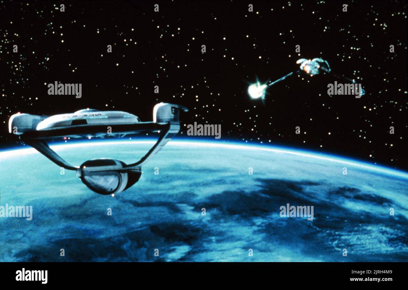 L'USS Grissom, OISEAU DE PROIE KLINGON, Star Trek III : The Search for Spock, 1984 Banque D'Images