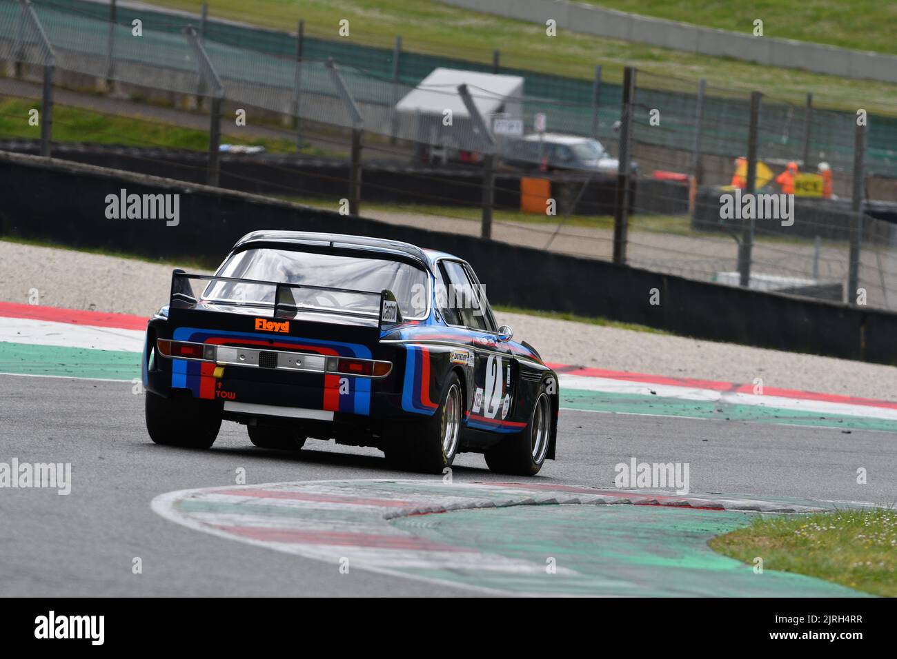 Scarperia, 3 avril 2022: BMW 3,0 CSL 1975 conduite par Unknown en action pendant Mugello Classic 2022 au circuit Mugello en Italie. Banque D'Images